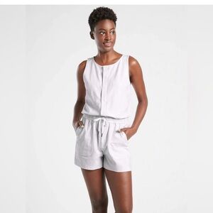 Light Gray Sleeveless Romper